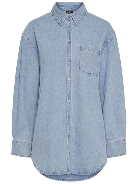 Obrázek produktu Košilová halenka Pieces světlemodrý denim