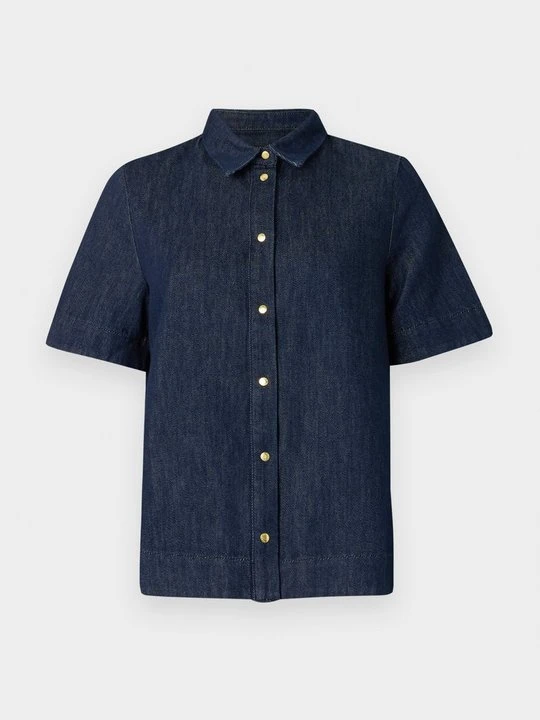 Obrázek produktu Košilová halenka Tara Jarmon modrý denim