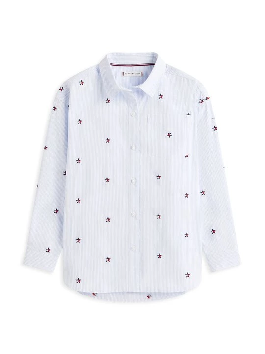 Obrázek produktu Košilová halenka Tommy Hilfiger světle modrá