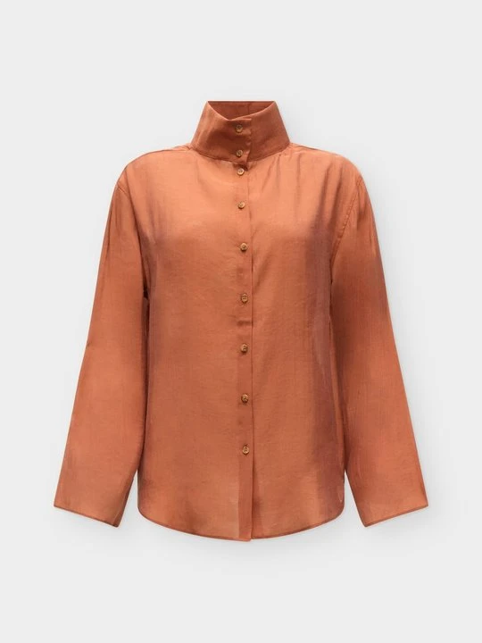 Obrázek produktu Košilová halenka Topshop tmavě červená