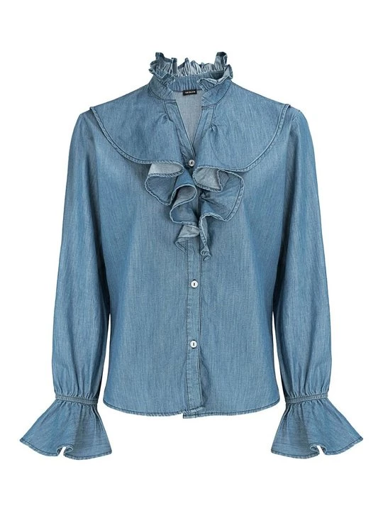Obrázek produktu Košilová halenka True Religion modrá