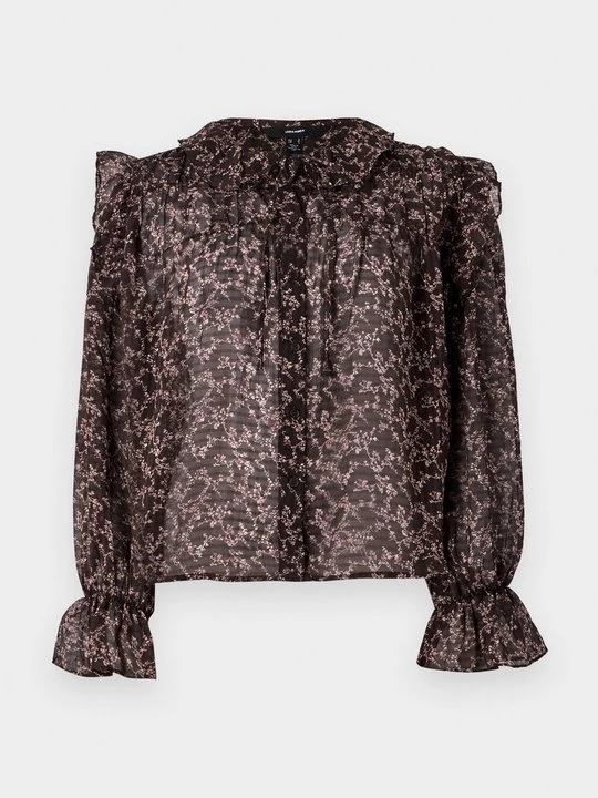 Obrázek produktu Košilová halenka Vero Moda tmavě hnědá