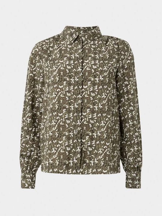 Obrázek produktu Košilová halenka Vero Moda tmavě zelená