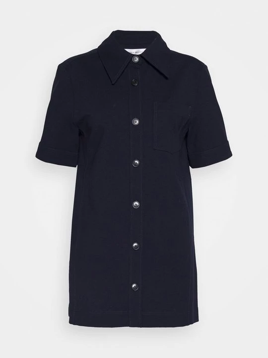 Obrázek produktu Košilová halenka Victoria Beckham tmavě modrá