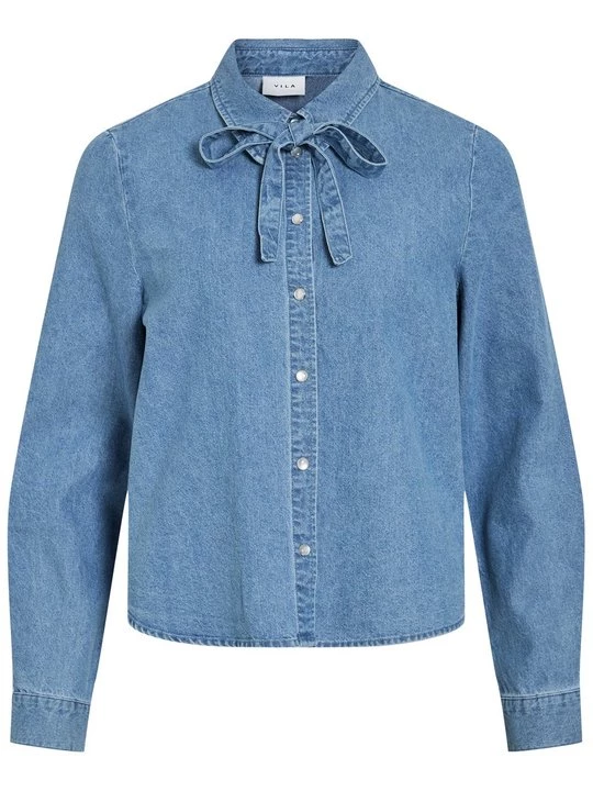 Obrázek produktu Košilová halenka Vila světlemodrý denim