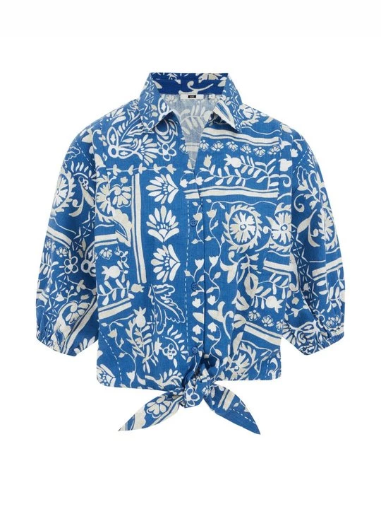 Obrázek produktu Košilová halenka WE Fashion modrá