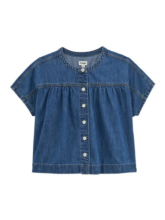 Obrázek produktu Košilová halenka Wrangler modrý denim