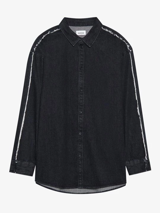 Obrázek produktu Košilová halenka YOURTURN černý denim
