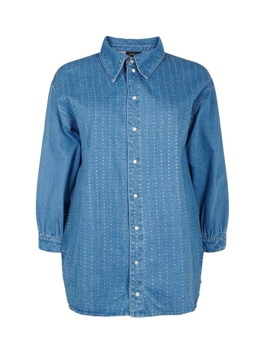 Obrázek produktu Košilová halenka Zizzi modrý denim