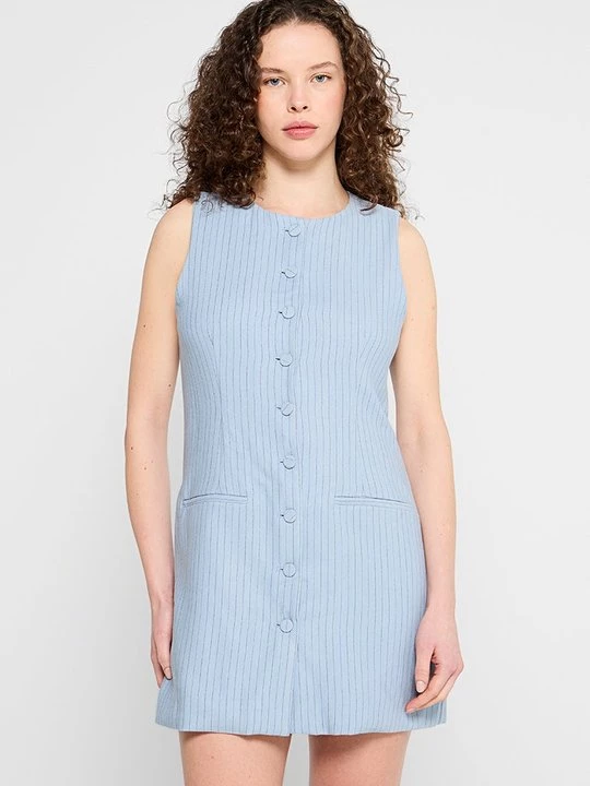 Obrázek produktu Košilové šaty Abercrombie & Fitch světle modrá