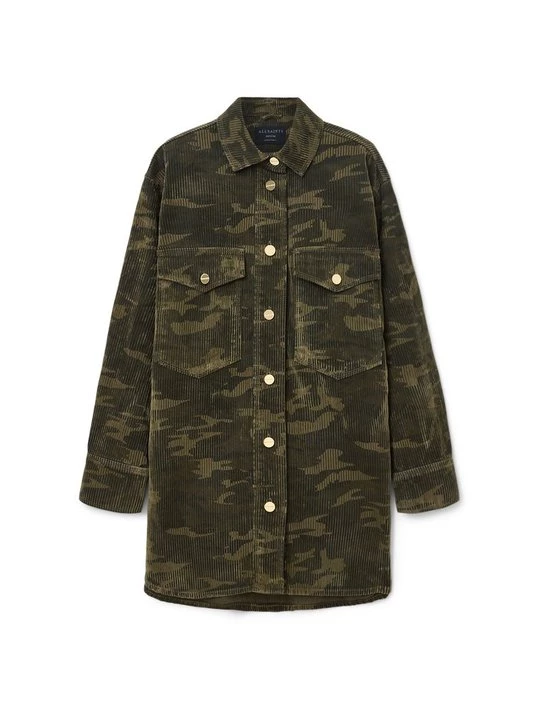 Obrázek produktu Košilové šaty AllSaints khaki