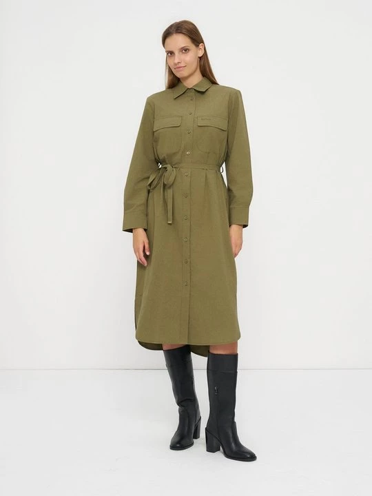 Obrázek produktu Košilové šaty Barbour olivová