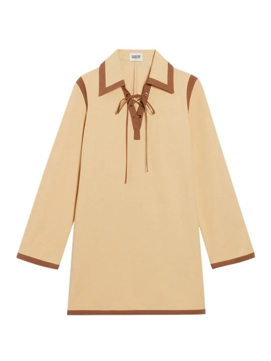 Obrázek produktu Košilové šaty CLAUDIE PIERLOT béžová