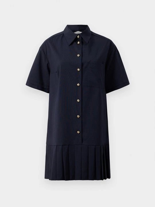 Obrázek produktu Košilové šaty CLAUDIE PIERLOT tmavě modrá