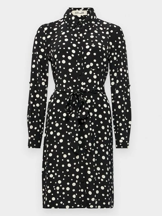 Obrázek produktu Košilové šaty Diane Von Furstenberg černá
