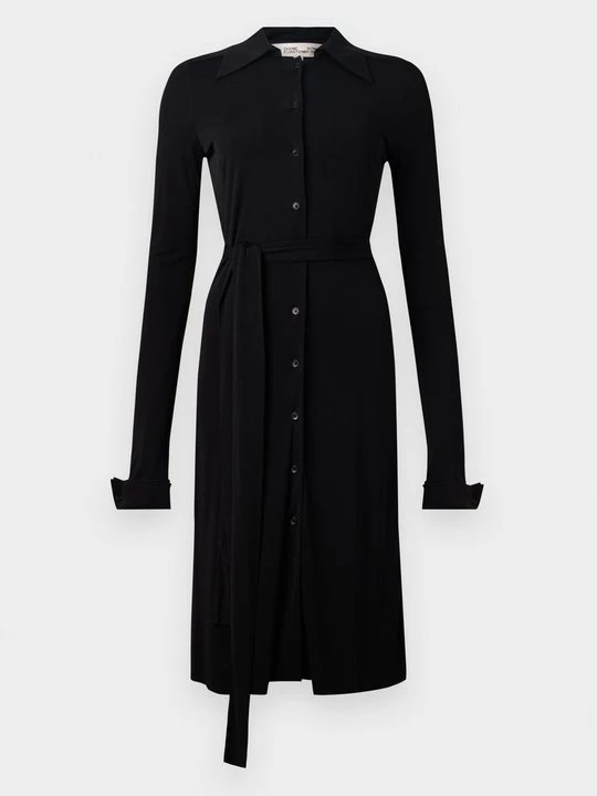 Obrázek produktu Košilové šaty Diane Von Furstenberg černá