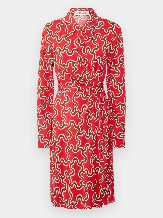 Obrázek produktu Košilové šaty Diane Von Furstenberg červená