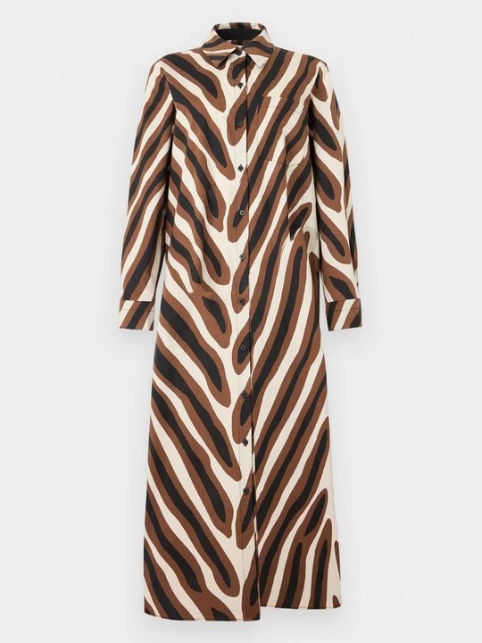 Obrázek produktu Košilové šaty Diane Von Furstenberg hnědá