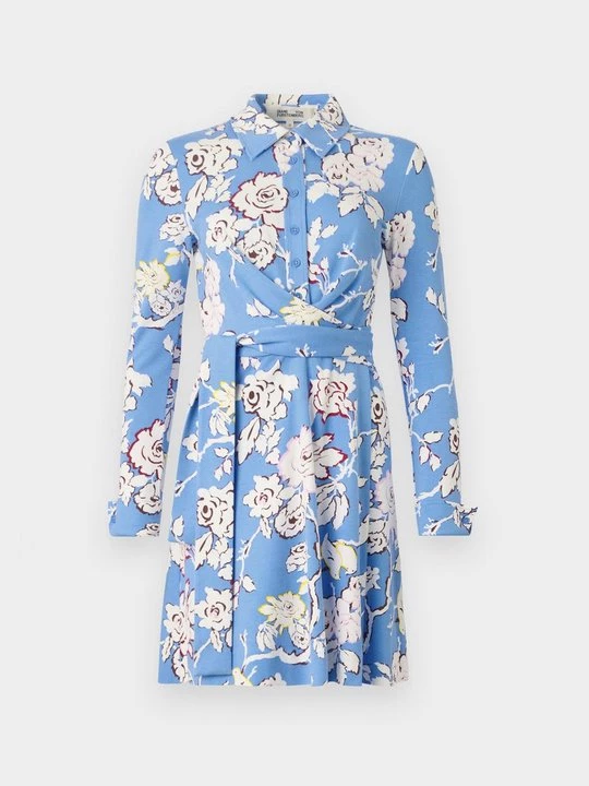 Obrázek produktu Košilové šaty Diane Von Furstenberg modrá