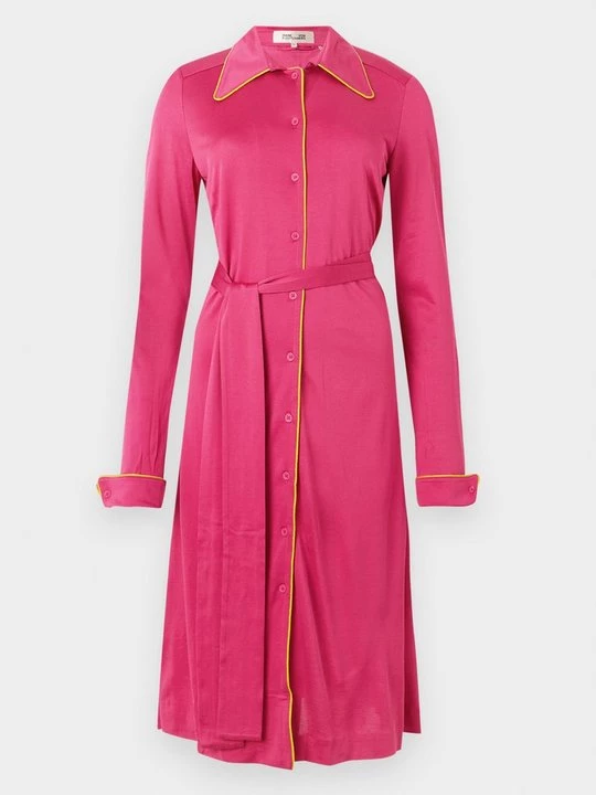 Obrázek produktu Košilové šaty Diane Von Furstenberg růžová