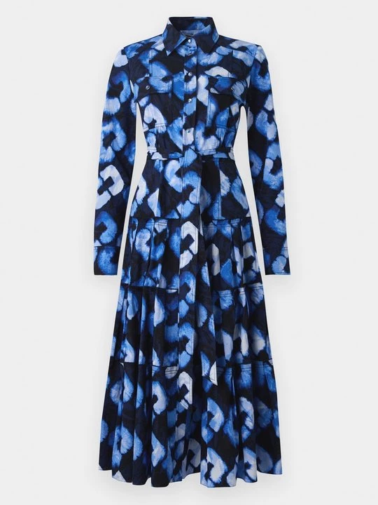 Obrázek produktu Košilové šaty Diane Von Furstenberg tmavě modrá