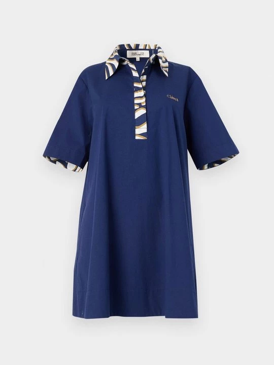Obrázek produktu Košilové šaty Diane Von Furstenberg tmavě modrá