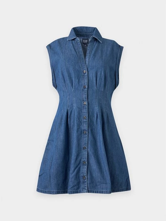 Obrázek produktu Košilové šaty GAP modrý denim