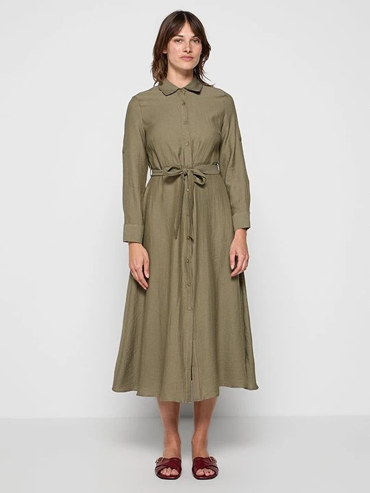 Obrázek produktu Košilové šaty Le Jardin du Lin khaki