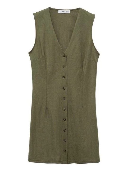 Obrázek produktu Košilové šaty Mango khaki