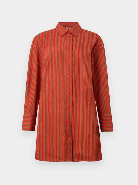 Obrázek produktu Košilové šaty Marimekko tmavě červená