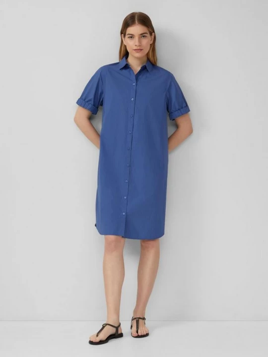Obrázek produktu Košilové šaty oversize s nařasenými detaily s.Oliver modrá