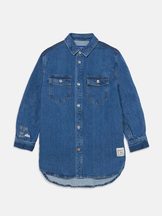 Obrázek produktu Košilové šaty Scotch & Soda modrý denim