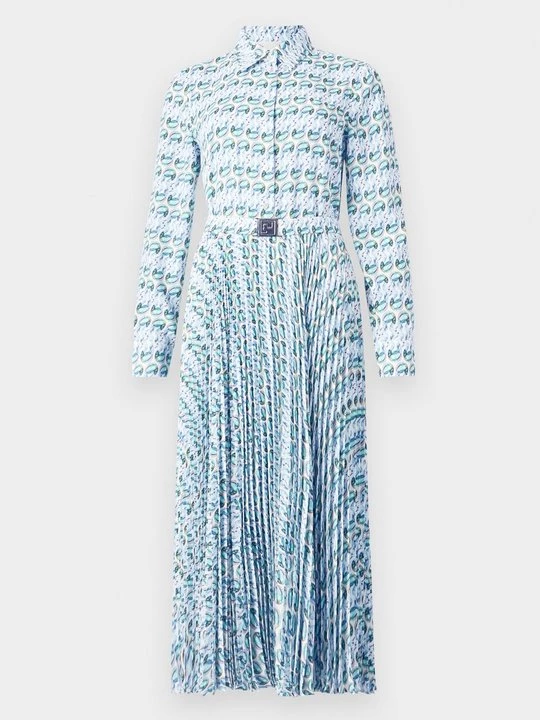 Obrázek produktu Košilové šaty Tory Burch světle modrá