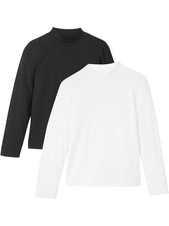 Obrázek produktu Koszulka z golfem (2 szt.) BonPrix biały