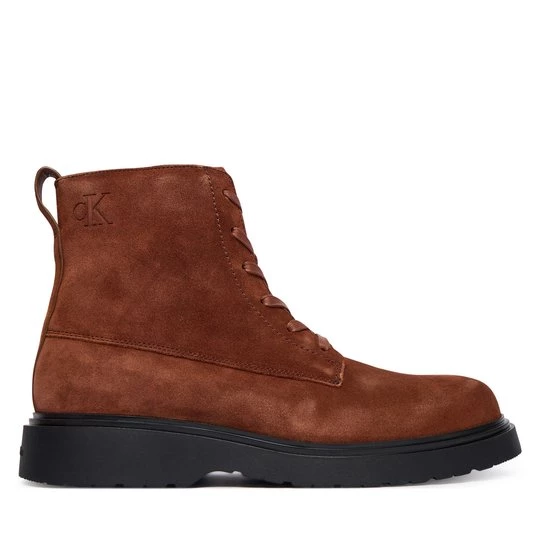 Obrázek produktu Kotníková obuv Calvin Klein Combat Ess Lace Up Zip Boot Su YM0YM01371 Hnědá