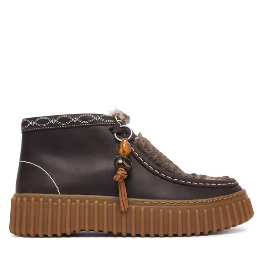 Obrázek produktu Kotníková obuv Clarks Torhill Moss 26327772 Hnědá
