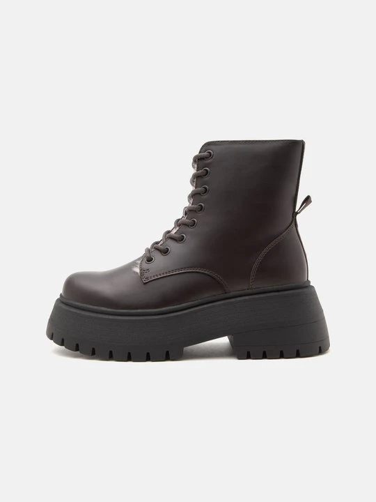 Obrázek produktu Kotníková obuv Even&Odd Wide Fit By Zalando tmavě hnědá