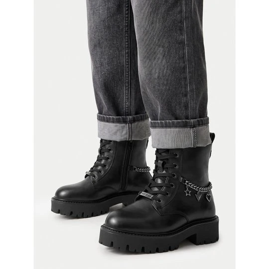 Obrázek produktu Kotníková obuv Guess CEO-CI12-LEA-04 Černá