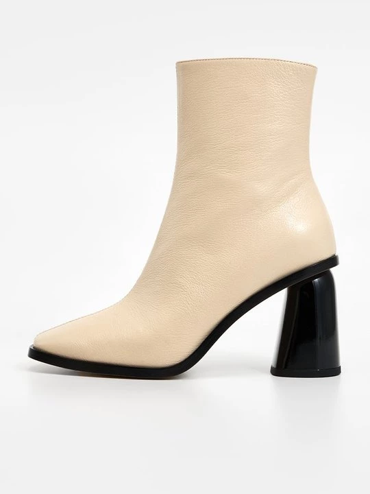 Obrázek produktu Kotníková obuv na vysokém podpatku Tory Burch béžová
