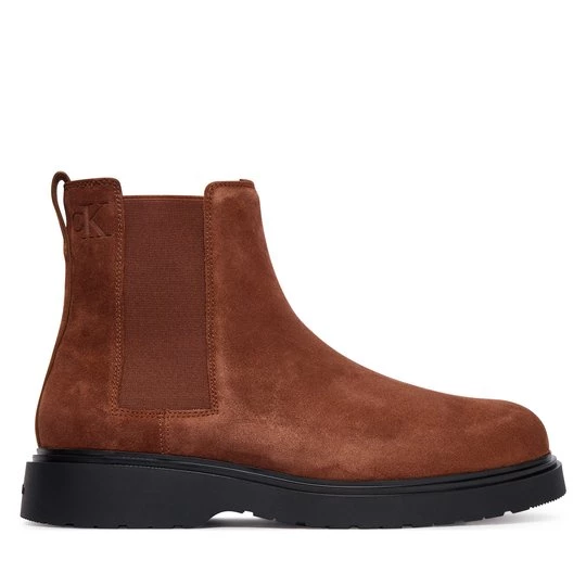 Obrázek produktu Kotníková obuv s elastickým prvkem Calvin Klein Combat Ess Chelsea Boot Su YM0YM01372 Hnědá