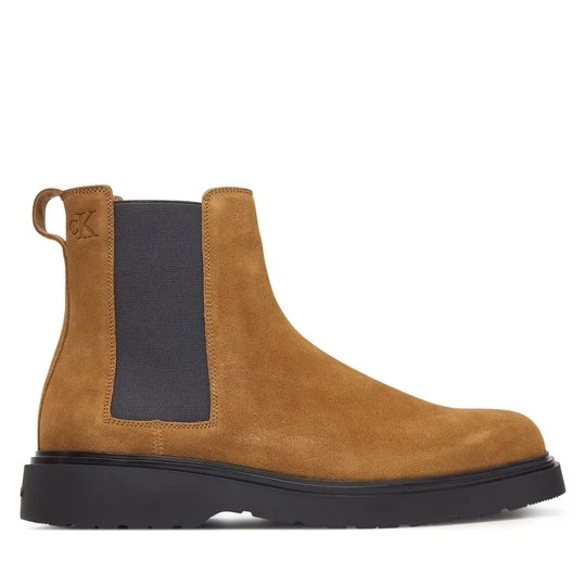 Obrázek produktu Kotníková obuv s elastickým prvkem Calvin Klein Combat Ess Chelsea Boot Su YM0YM01372 Hnědá