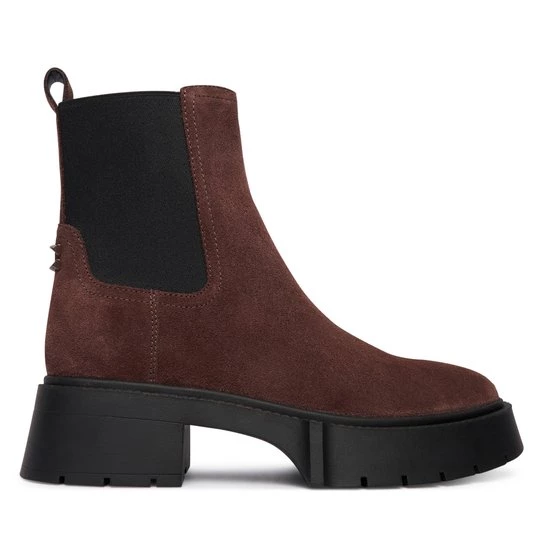 Obrázek produktu Kotníková obuv s elastickým prvkem Coach Leah Platform CCH89 Hnědá