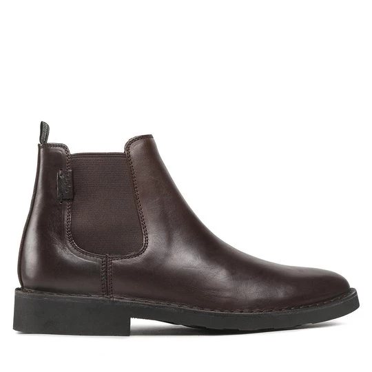 Obrázek produktu Kotníková obuv s elastickým prvkem Polo Ralph Lauren Talan Chlsea 803754411003 Hnědá