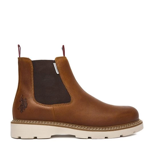 Obrázek produktu Kotníková obuv s elastickým prvkem U.S. Polo Assn. EO-PATRIZ002M/ELE1 Hnědá