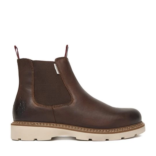 Obrázek produktu Kotníková obuv s elastickým prvkem U.S. Polo Assn. EO-PATRIZ002M/ELE1 Hnědá