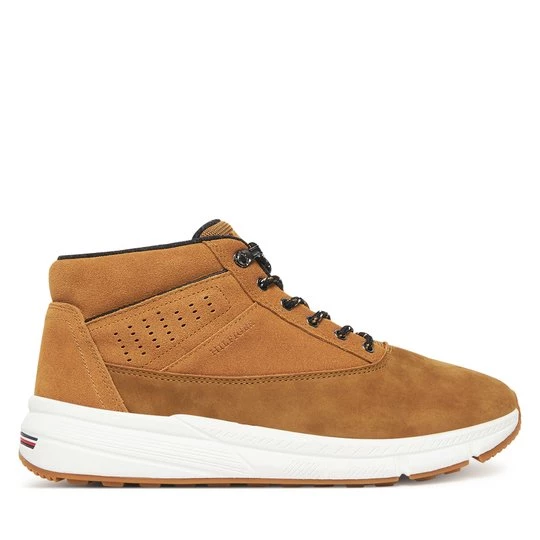 Obrázek produktu Kotníková obuv Tommy Hilfiger Hilfiger W Nbk Sde Hybrid Boot FM0FM05609 Hnědá