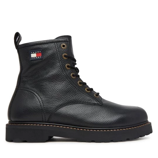 Obrázek produktu Kotníková obuv Tommy Jeans Archive '01 Tumble Lace Up Warm EM0EM01780 Černá