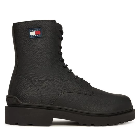 Obrázek produktu Kotníková obuv Tommy Jeans Tjm Lace Up Tumbled High EM0EM01631 Černá