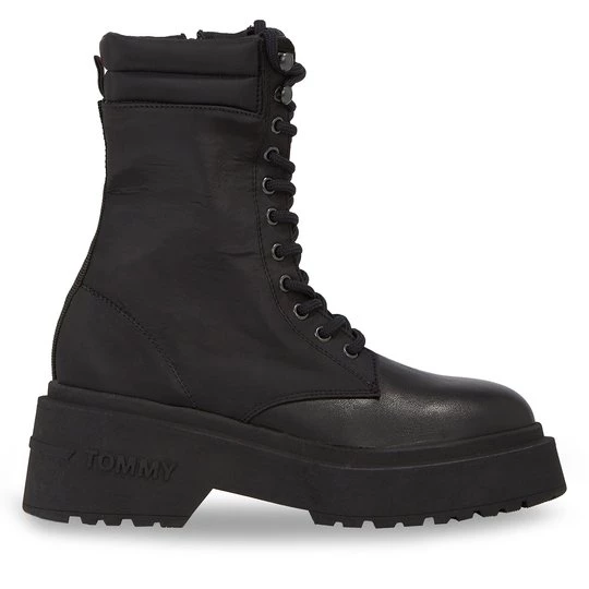 Obrázek produktu Kotníková obuv Tommy Jeans Tjw Lace Up Padded Boot EN0EN02405 Černá