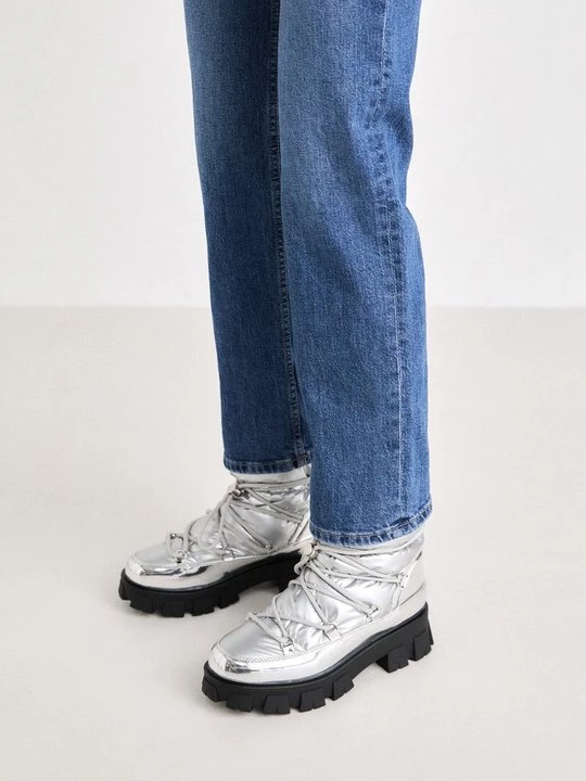Obrázek produktu Kotníkové boty na platformě Even&Odd By Zalando stříbrná